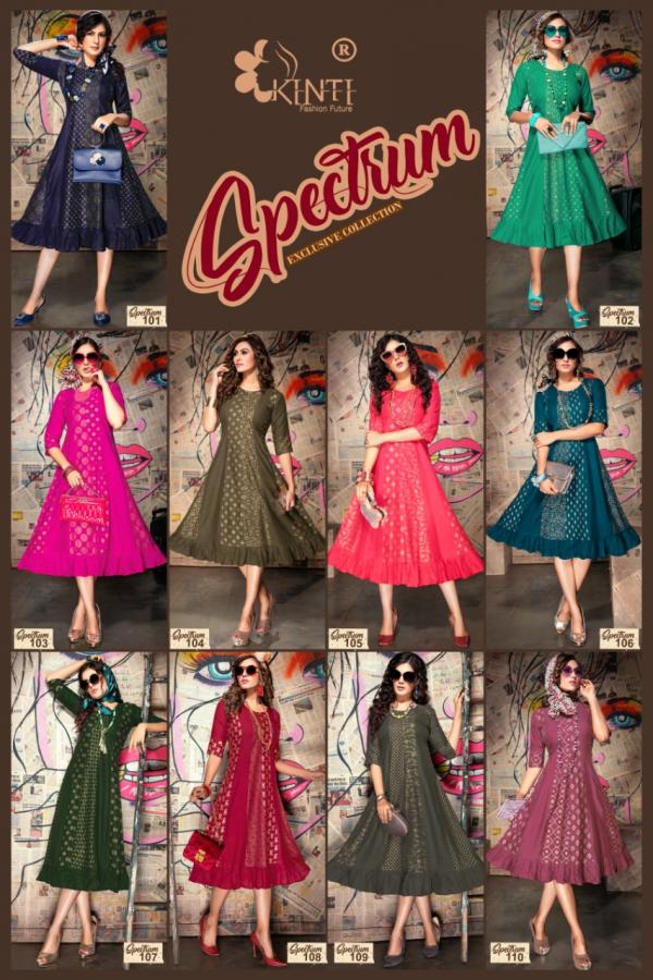 kinti Spectrum-Rayon-Fancy-Kurti